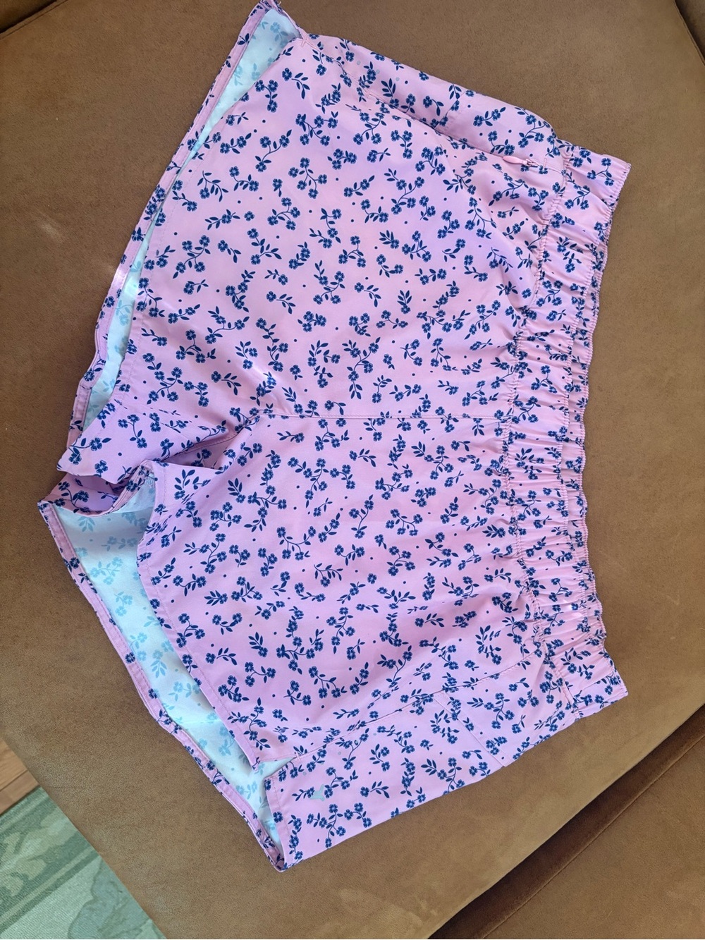 Old Navy Pink Floral Women’s Elastic Waist Shorts